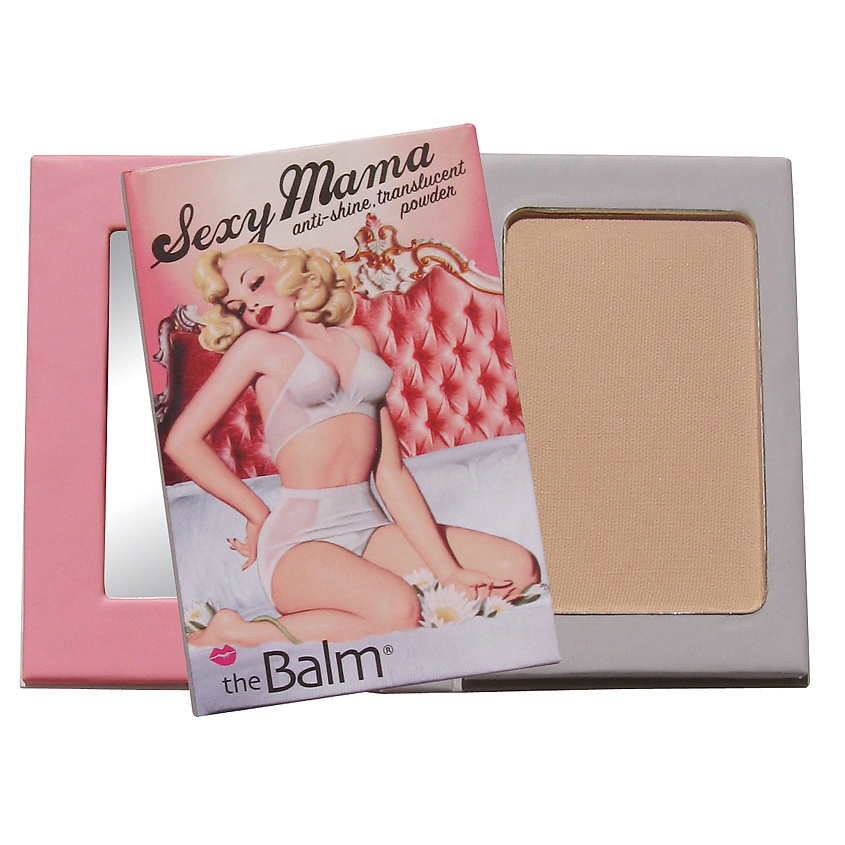 Изображение товара Матирующая пудра Sexy Mama THE BALM для лица 7,08 г компактная с зеркалом