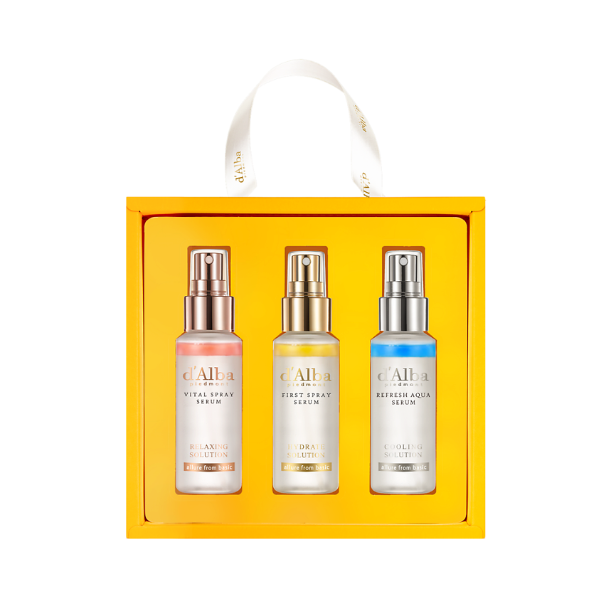 Изображение товара Набор спрей-сывороток для лица D'ALBA Solution Gift Set 3 шт