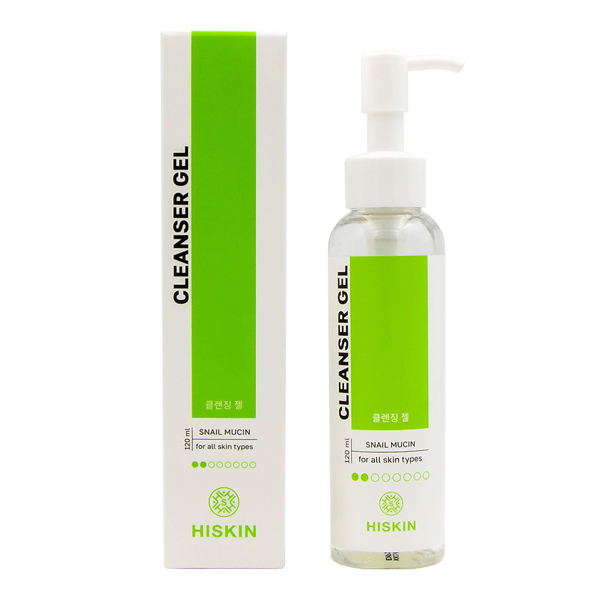 Изображение товара HISKIN Гель для умывания с Муцином улитки, 120 мл