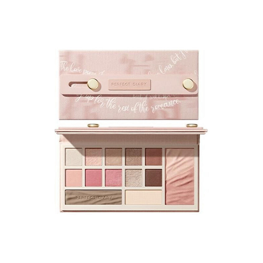 Изображение товара Тени для век PERFECT DIARY Pink Apricot Cloud Silk - мягкое покрытие и яркие цвета