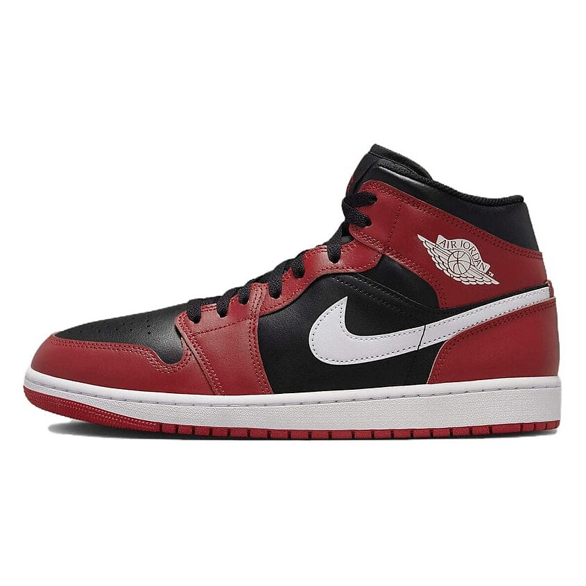 Изображение товара NIKE Кроссовки 1 Mid Gym Red Black White, цвет: Красный, размер: 42