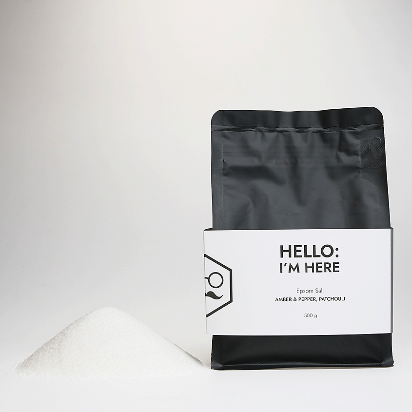 Изображение товара DAD`S MATERIAL Английская соль для ванн "Amber & Pepper, Patchouli", 1 шт