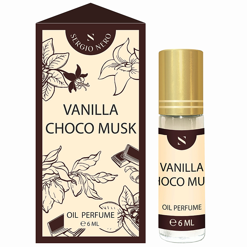Изображение товара Масляные духи VANILLA Choco Musk 6 мл женские, стойкие и насыщенные парфюмы с ванилью и шоколадом