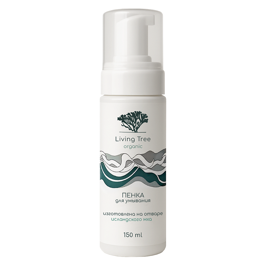 Изображение товара Пенка для умывания из исландского мха ЖИВОЕ ДЕРЕВО LIVING TREE для чувствительной кожи