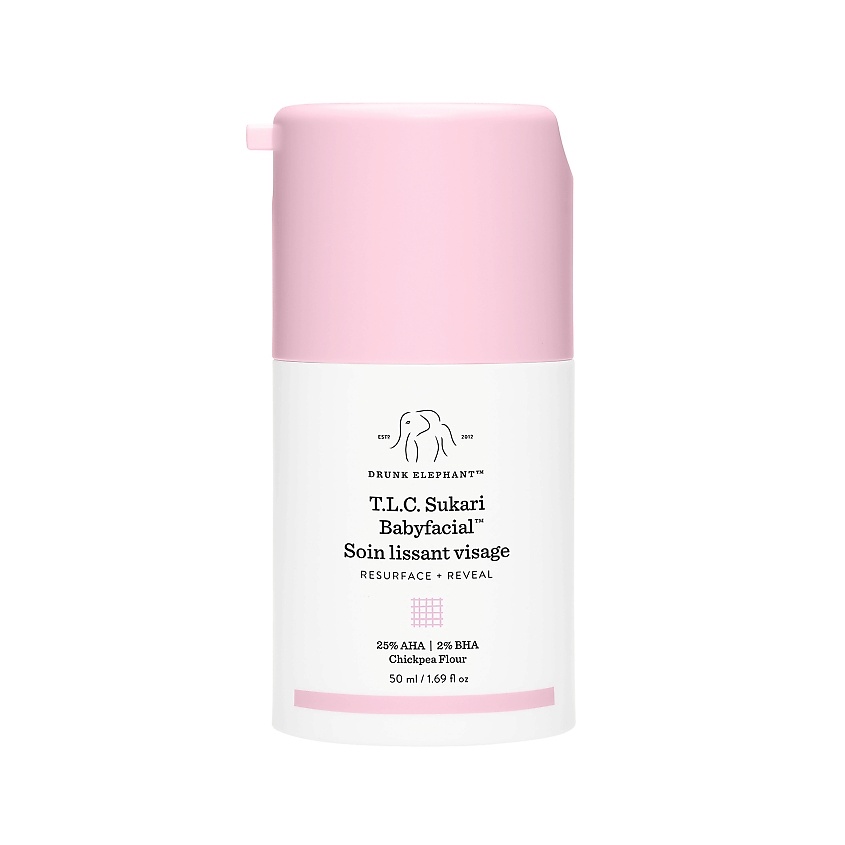 Изображение товара Набор для лица T.L.C. Sukari Babyfacial от DRUNK ELEPHANT 50 мл + 3 мл масло марулы