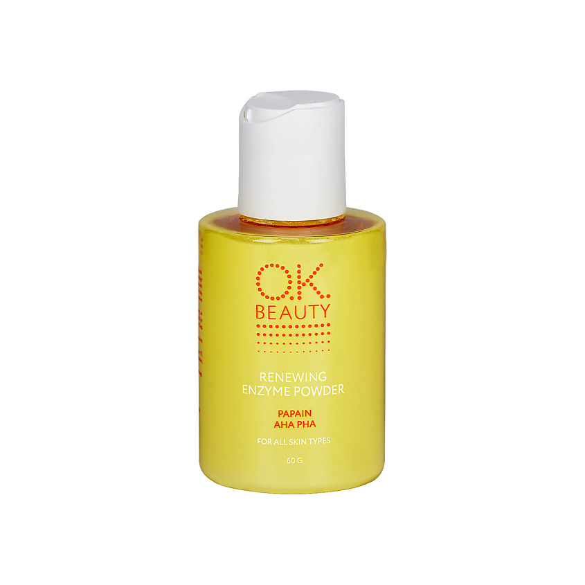Изображение товара Энзимная пудра для умывания OK BEAUTY мягко очищает и обновляет кожу