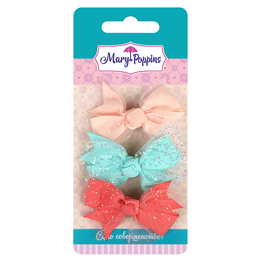 Изображение товара Набор заколок-зажимов для волос МЭРИ ПОППИНС Леди 3 шт. для детей