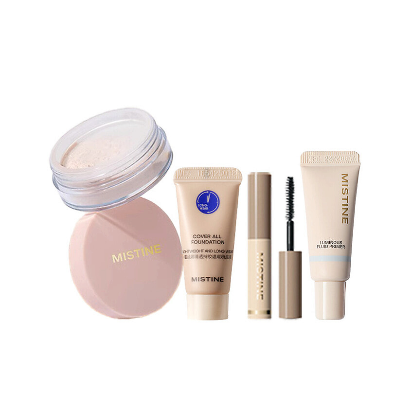 Изображение товара Набор декоративной косметики Mistine Best Selling Foundation Trial Kit NN120 Изображение товара Набор декоративной косметики Mistine Best Selling Foundation Trial Kit NN120