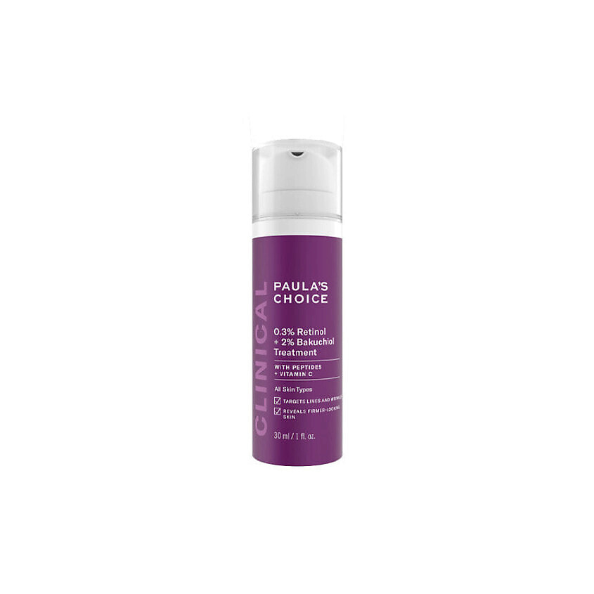 Изображение товара PAULA'S CHOICE Сыворотка Clinical 0.3% Retinol +2% Bakuchiol Treatment, 30 мл