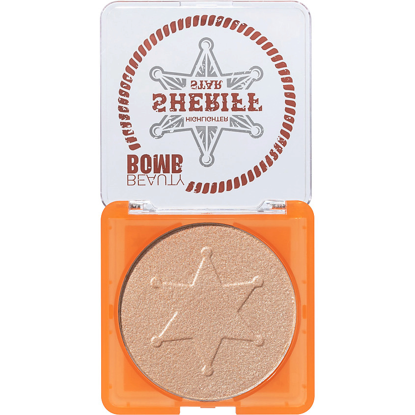 Изображение товара BEAUTY BOMB Хайлайтер для лица Highlighter, Sheriff Star, золотистый, 7 г