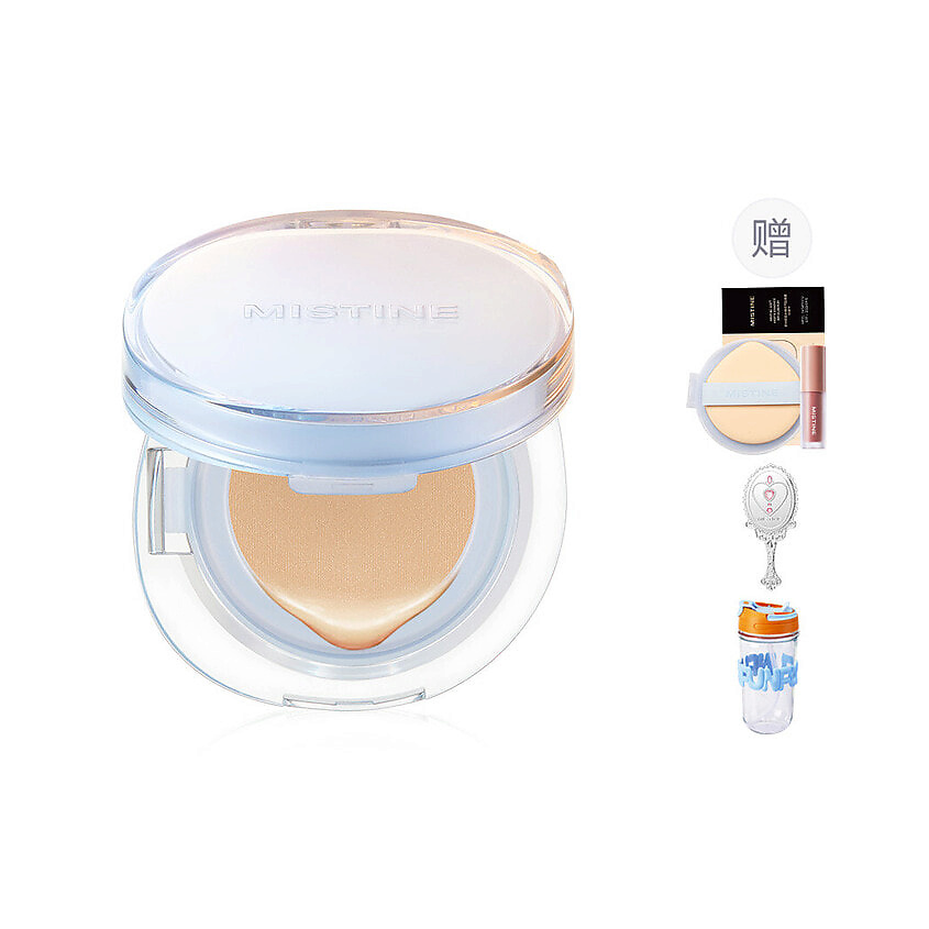 Изображение товара Mistine Набор Soft Matte Essence Air Cushion Blue Edition LF100 для естественного макияжа