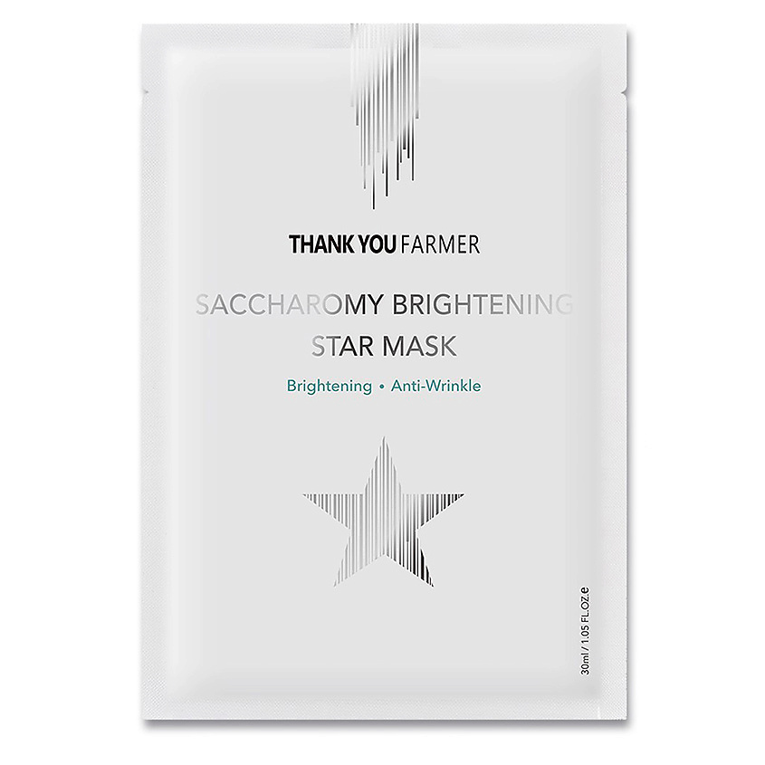 Изображение товара Маска тканевая для лица THANK YOU FARMER Brightening Star Mask омолаживающая 30 мл