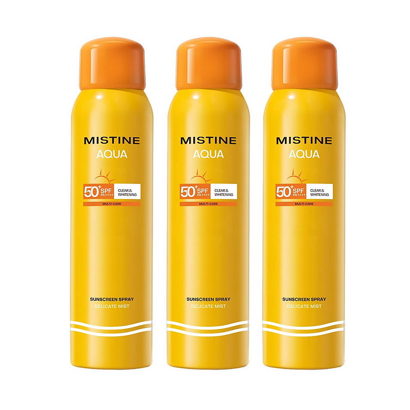 Изображение товара MISTINE Aqua Sunscreen Spray SPF 50+ PA++ Солнцезащитный спрей, 3x120 мл