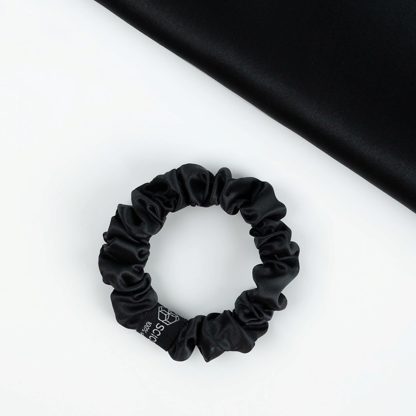 Изображение товара Шелковая резинка для волос SCICOSMO 2 см натуральный шёлк 22 момми