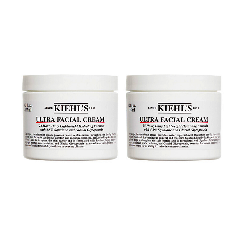 Изображение товара KIEHL'S Увлажняющий крем Ultra Facial Cream для всех типов кожи 2x125 мл