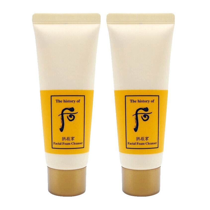 Изображение товара THE HISTORY OF WHOO Набор миниатюр Gongjinhyang Facial Foam Cleanser, 2x40 мл