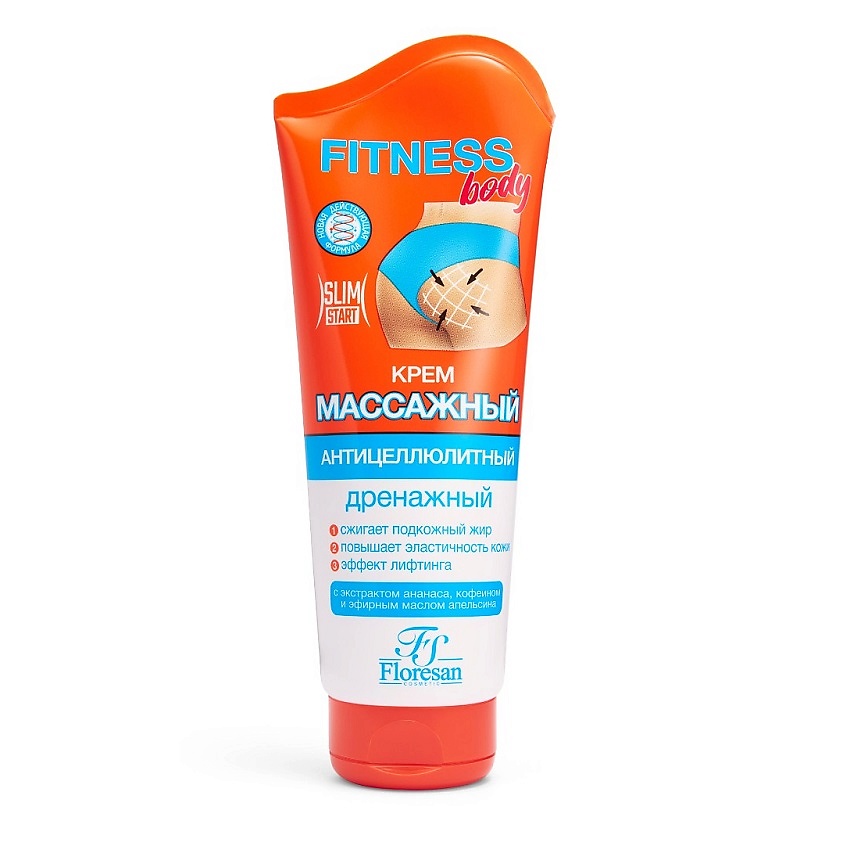 Изображение товара Флоресан Крем массажный антицеллюлитный Fitness Body 200 мл для борьбы с целлюлитом
