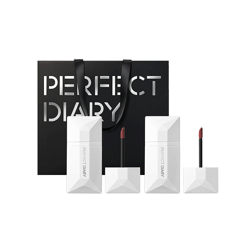 Изображение товара Набор жидких блесков для губ PERFECT DIARY 019 Shy+002 Encounter подарочный