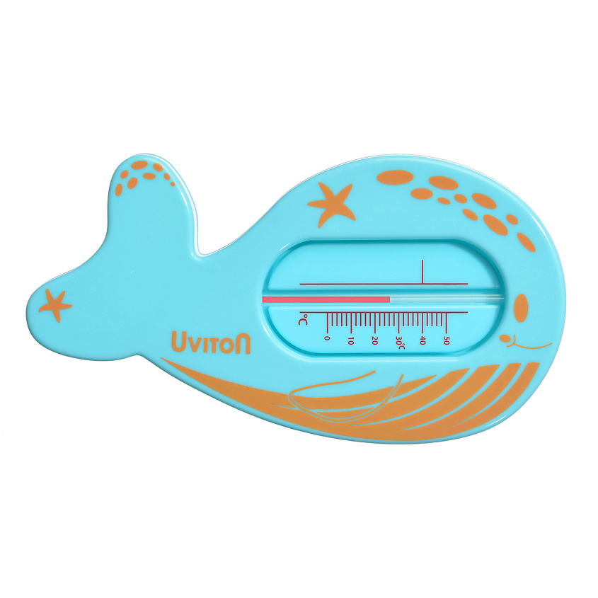 Изображение товара Детский термометр для купания UVITON Whale бирюзовый цифровой безртутный