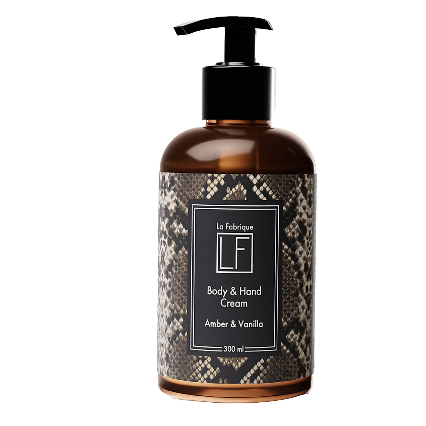 Изображение товара Парфюмированный крем для рук La Fabrique с ароматом амбры и ванили - интенсивный уход и защита