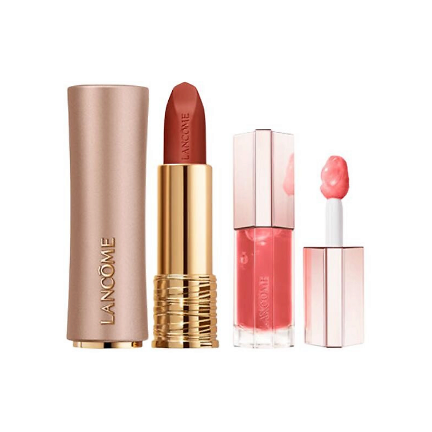 Изображение товара LANCOME Набор: L'Absolu Rouge Intimatte + Lip Idole JuicyTreat Oil-in-Gloss, 196 + 27