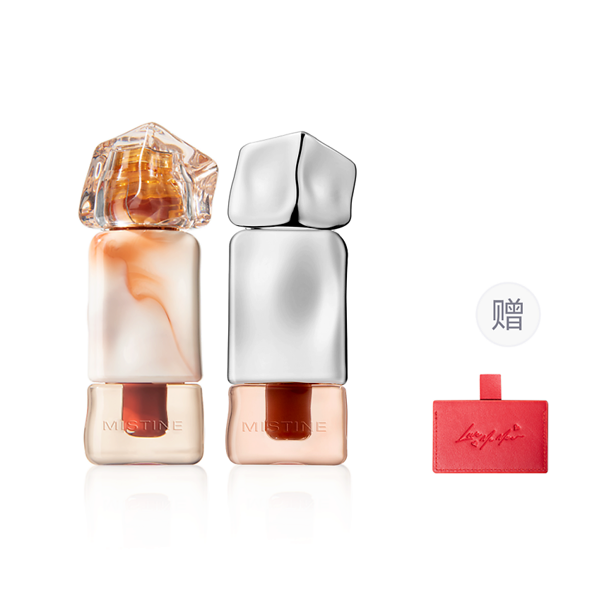 Изображение товара MISTINE Набор для макияжа губ Thai Latte Lip Glaze & Velvet Lip Cream, V01+J02