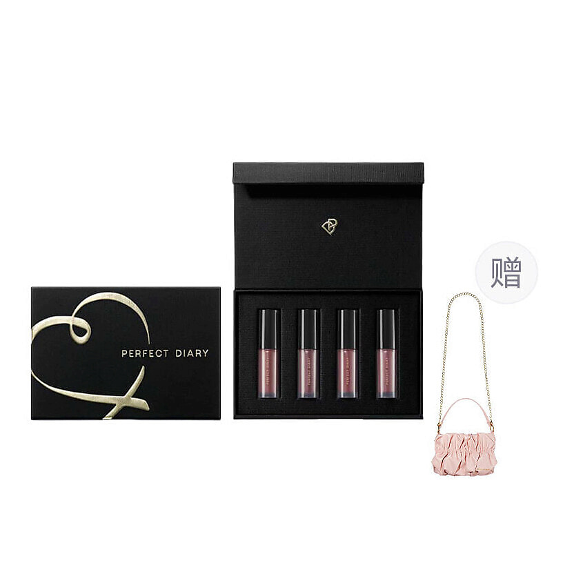 Изображение товара Набор для макияжа PERFECT DIARY Womens Love Poem Limited Velvet Set+Bag