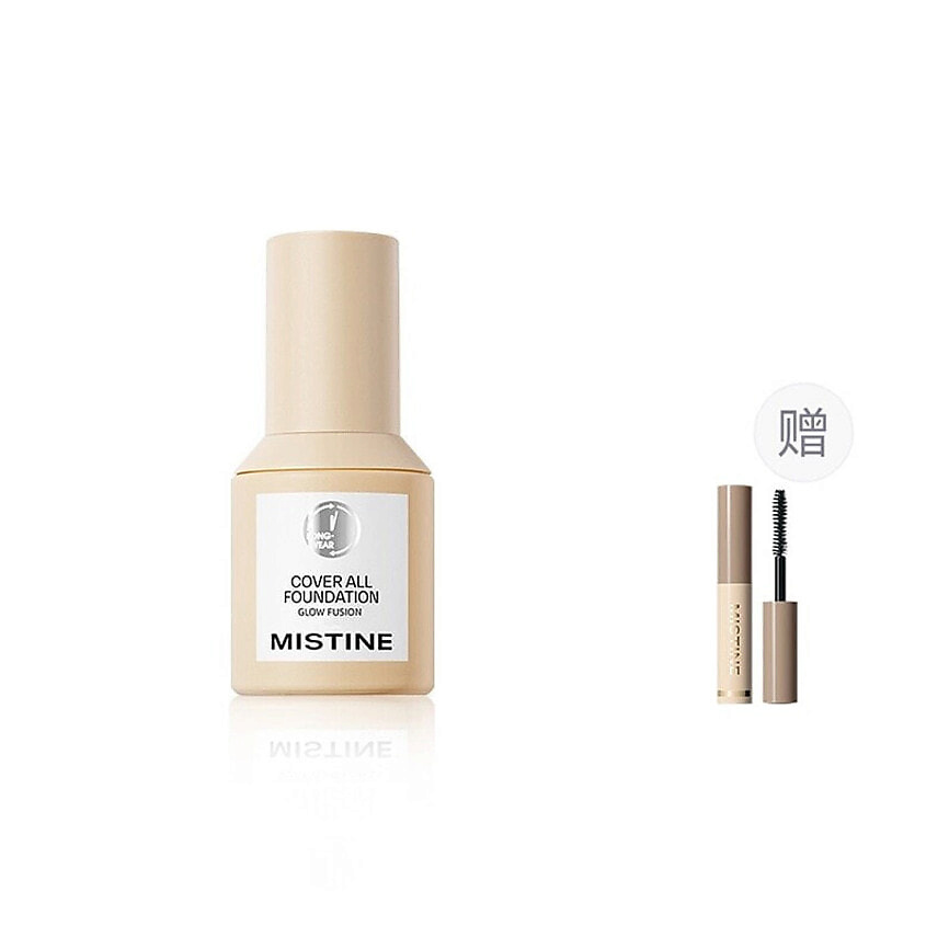 Изображение товара MISTINE Тональный крем Cover All Foundation Glow Fusion + Тушь, NN120