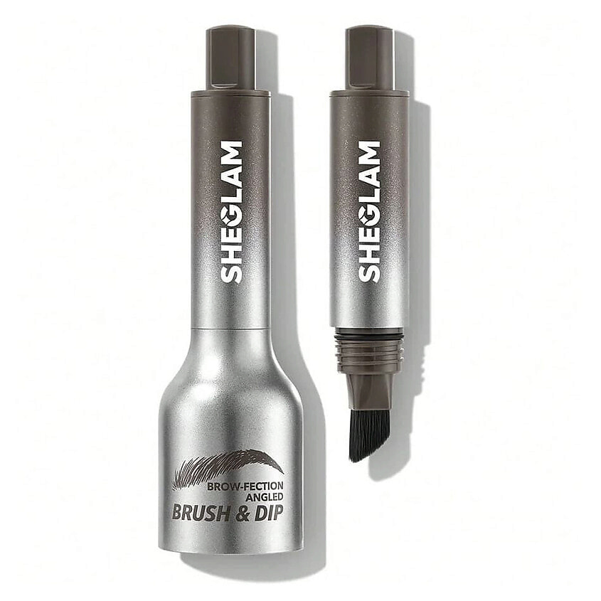 Изображение товара SHEGLAM Лайнер для бровей с эффектом микроблейдинга Brush & Dip, Древесный уголь
