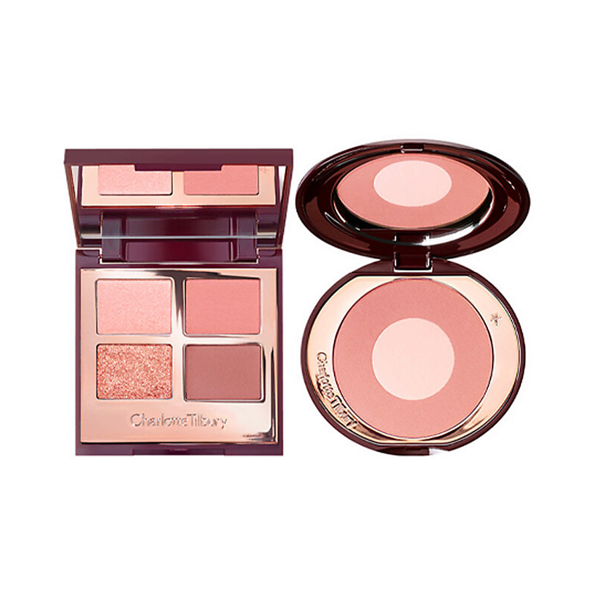 Изображение товара CHARLOTTE TILBURY Набор для макияжа CT Luxurious Eye & Cheek Palette Makeup Тени+Румяна, Тени Pillow Talk 5.2гр+Pillow Talk 8гр