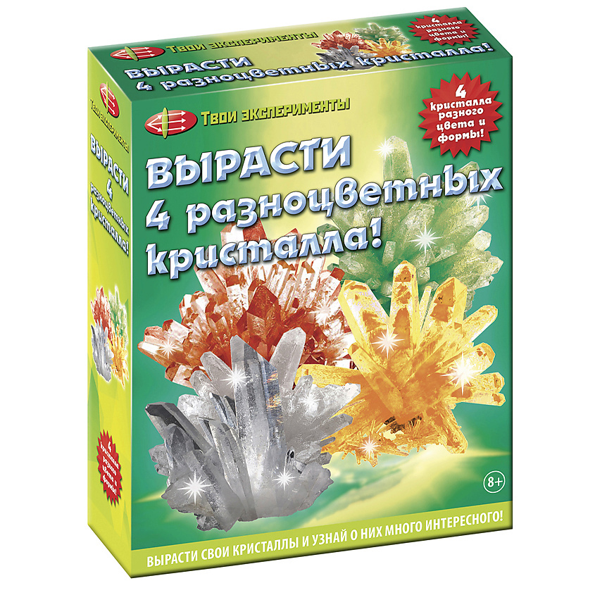 Изображение товара Игровой набор Вырасти 4 разноцветных кристалла МАЭСТРО БРАВО! для детей
