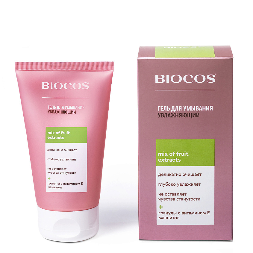 Изображение товара BIOCOS Увлажняющий гель для умывания Mix of Fruit Extracts 150 мл
