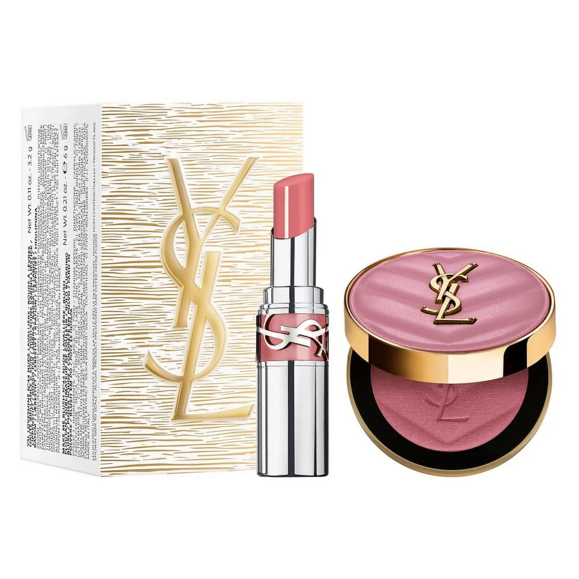 Изображение товара YVES SAINT LAURENT Набор для лица и губ Make Me Blush Teint Make-up Румяна+помада, "Make Me Blush" №44+Loveshine" №44