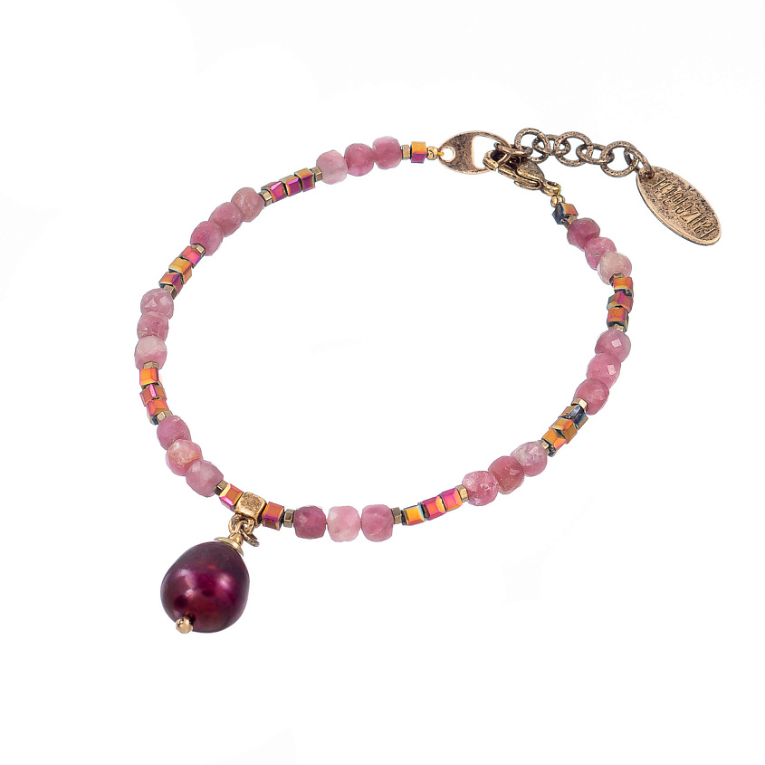 Изображение товара Стильный женский браслет Elisir от Lanzerotti с натуральными камнями