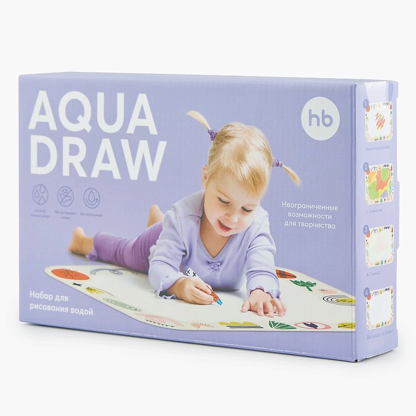 Изображение товара HAPPY BABY Коврик для рисования Aqua Draw, 1 шт.