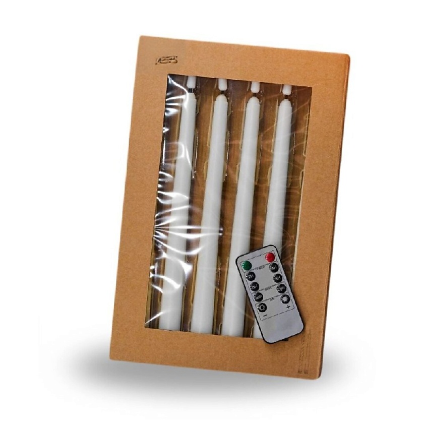 Изображение товара JAMEURE Свечи светодиодные на батарейках с пультом 6 шт, 1 шт.