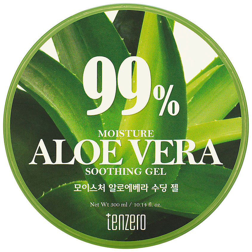 Изображение товара TENZERO Гель для лица успокаивающий с экстрактом алоэ Aloe Vera Soothing Gel, 300 мл