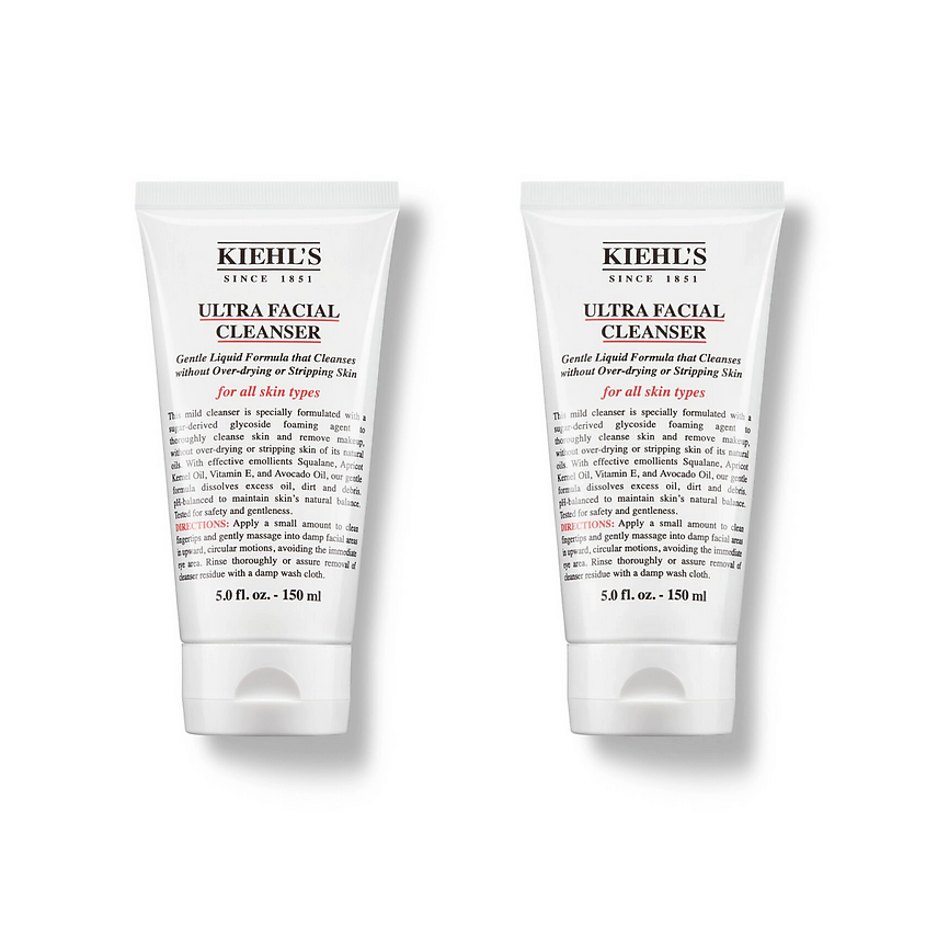 Изображение товара KIEHL'S Деликатный гель для умывания Ultra Facial Cleanser 2x150 мл