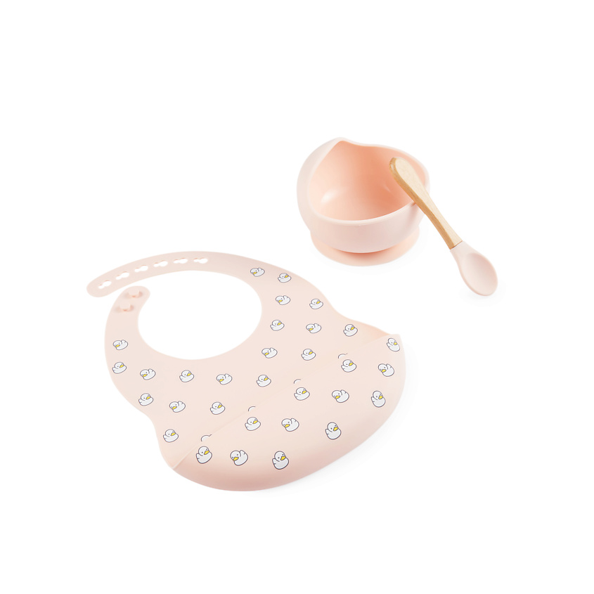 Изображение товара HAPPY BABY Нагрудный фартук силиконовый, ducks