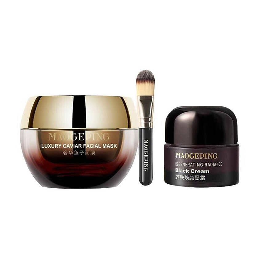 Изображение товара MAOGEPING Набор Luxury Caviar Mask + Black Cream, 30 г +7 г