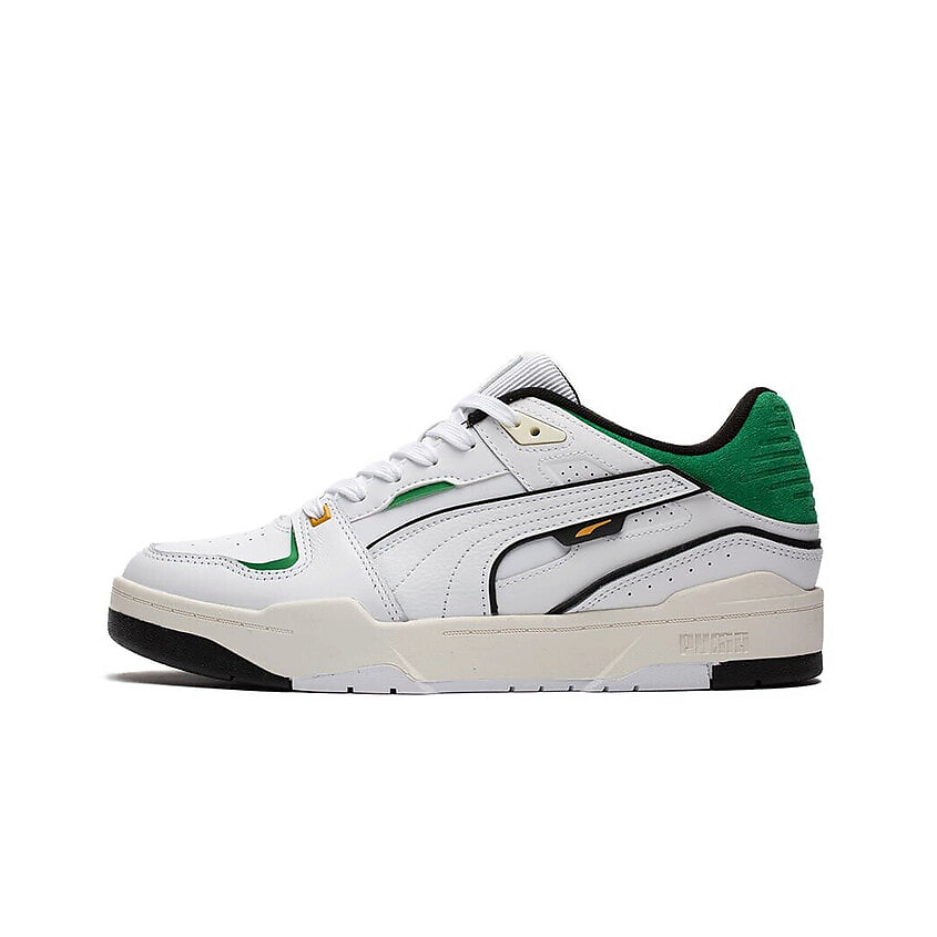 Изображение товара PUMA Кроссовки lifestyle мужскиеSlipstream BBall White Archive Green, цвет: Белый, размер: 44.0