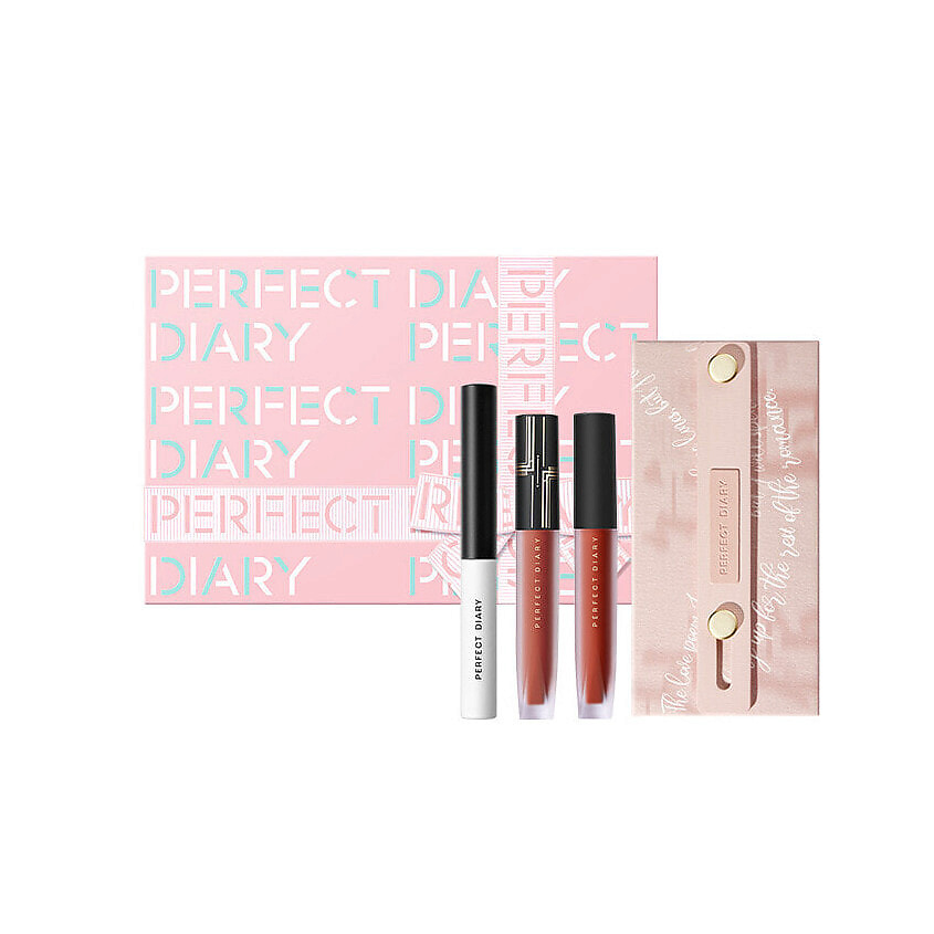Изображение товара PERFECT DIARY Набор Makeup Sets Women's Adorned with Peach Charm Collection Box, 1 шт.