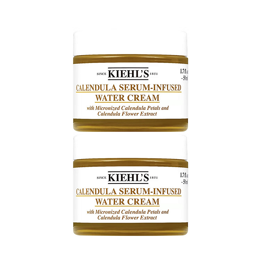Изображение товара Увлажняющий крем для лица Kiehl's Calendula Serum-Infused Water Cream 2x50 мл