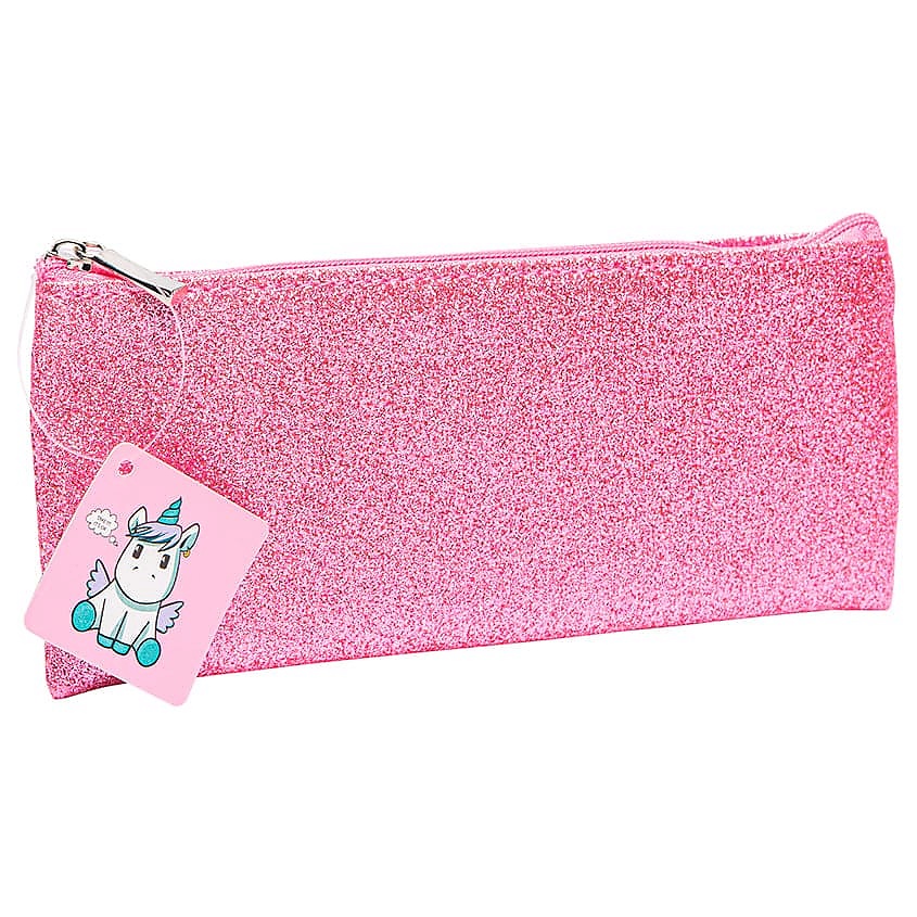 Изображение товара Розовая косметичка UNICORNS APPROVE с блестками для косметики и аксессуаров