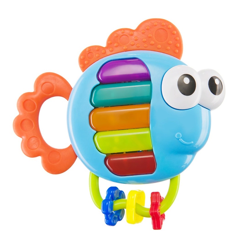 Изображение товара HAPPY BABY Музыкальная игрушка PIANO FISH, Мультиколор
