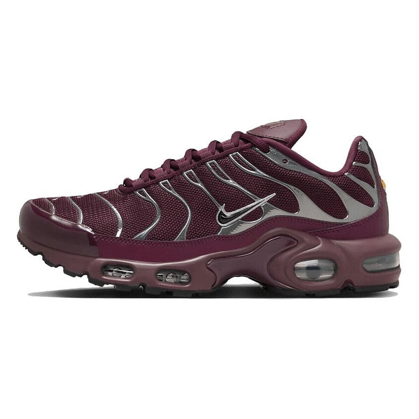 Изображение товара NIKE Кроссовки для бега Air Max Plus Anti-Slip Wear-Resistant Low-Top, цвет: Темно-бордовый, размер: 38,5