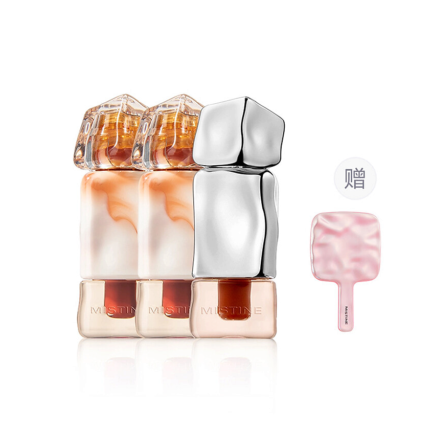 Изображение товара MISTINE Thai Latte Lip Collection Набор средств для макияжа губ + Зеркальце, V02+J03+J01