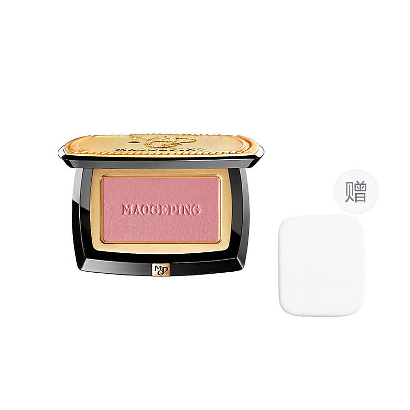 Изображение товара MAOGEPING Компактные шелковистые румяна Gauzy Magic Blush + Спонж, № 814