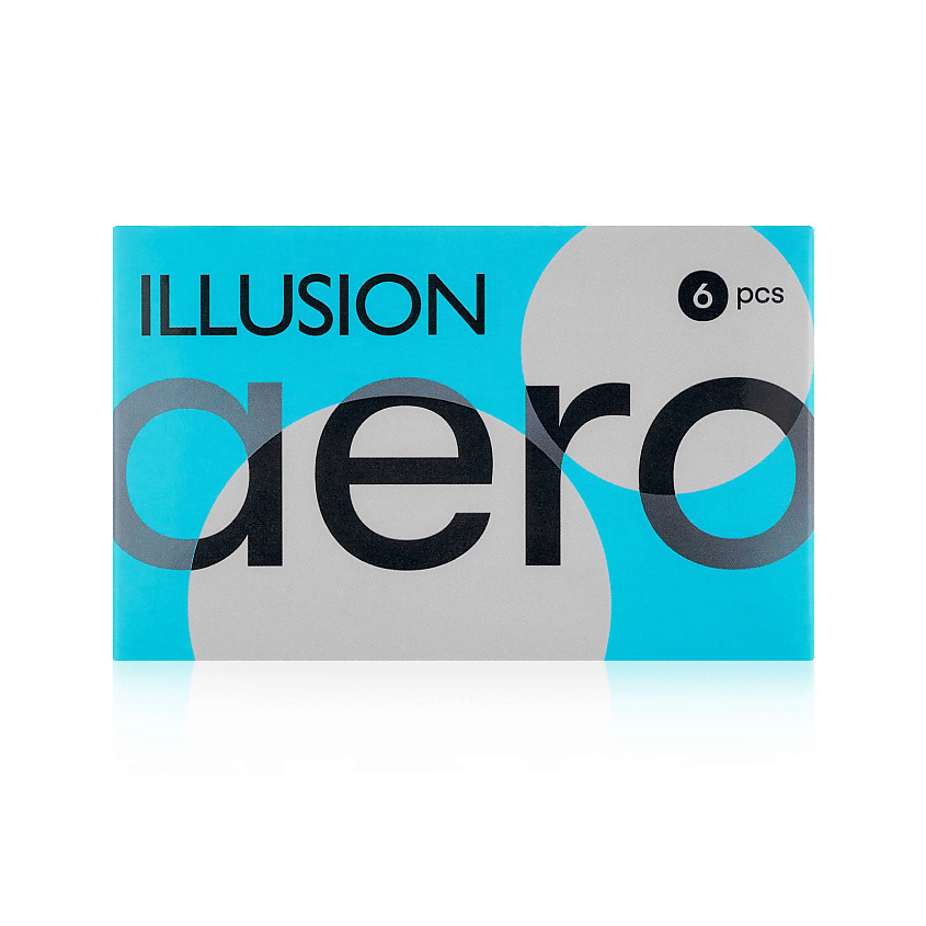 Изображение товара ILLUSION AERO Контактные линзы месячные, -4.50 / 8.6 / 14 / 6 шт.