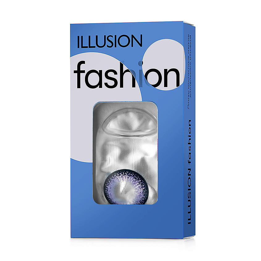 Изображение товара Цветные контактные линзы ILLUSION ADONIS violet -3.00 / 8.6 / 14.5 / 2 шт